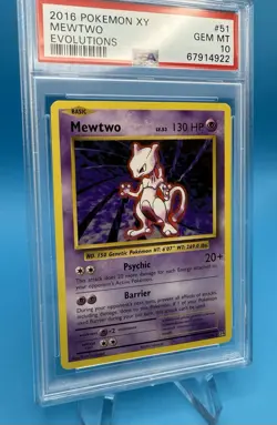 2016 Pokemon XY Evolutions #51 Mewtwo PSA 10 GEM MINT - Image 3