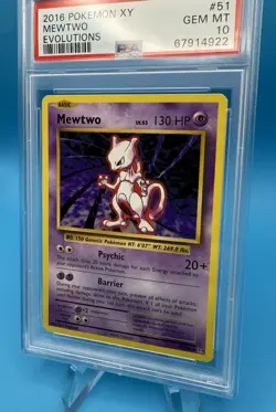 2016 Pokemon XY Evolutions #51 Mewtwo PSA 10 GEM MINT - Image 4