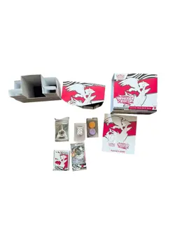 Pokemon White Flare ETB Box Open- NO PACKS- Sealed Promo & Accessories included - Image 1