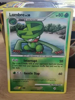 Pokemon Lombre Platinum 52/127 Reverse Holo NM Condition - Image 1