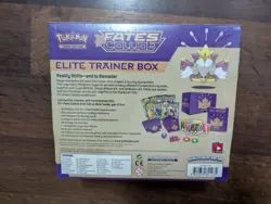 POKEMON TCG XY Fates Collide Purple ELITE TRAINER Factory Sealed Box Alakazam - Image 2