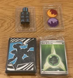 Pokemon TCG: Black Bolt & White Flare ETB Sleeves Dice Counters and Energy SET - Image 2