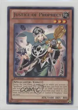 R - Justice of Prophecy 1st Ed. YuGiOh Abyss ising #ABYR-EN023 13lr - Image 1
