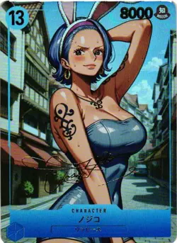 NOJIKO ONE PIECE Holographic Custom Art Goddess Story Anime Collectible Card - Image 1