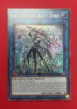 DUAD-EN049 Sky Striker Ace = Zero Secret Rare 1st Ed YuGiOh - Image 1