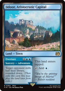 Jidoor, Aristocratic Capital / Overture FOIL Final Fantasy NM Rare CARD ABUGames - Image 1