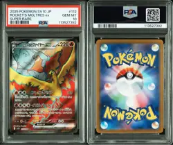 PSA10 Team Rocket's Moltres ex SR Pokemon Card Japanese - Image 3