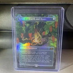 MTG - Sword of Hearth and Home (Borderless) Modern Horizons 2 Foil Magic Card - Image 1