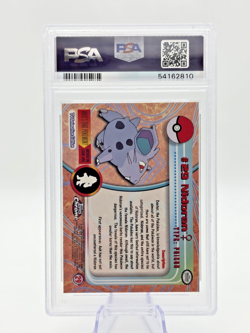 Pokemon #29 Nidoran Card Foil Topps Chrome 2000 TV Animation Series 1 GEM Mint - Image 2