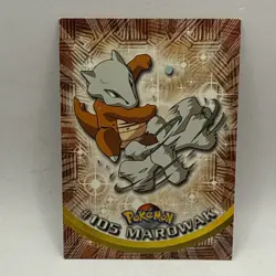 Topps Pokemon Trading Card Game TCG WOTC 1st Edition Series 2 Marowak HP Card - Image 1