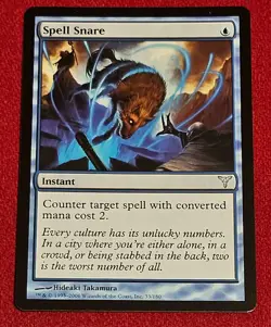 SPELL SNARE, MAGIC THE GATHERING DISSENSION NEAR MINT MTG NM - Image 3