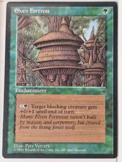 Elven Fortress (Venters) - Fallen Empires - Magic the Gathering MTG Nice! - Image 1
