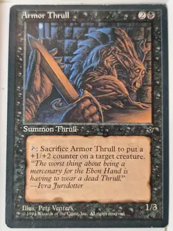 Armor Thrull (Venters) - Fallen Empires - Magic the Gathering MTG Nice! - Image 1