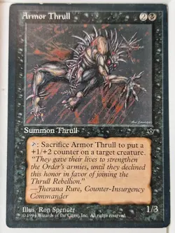 Armor Thrull (Spencer) - Fallen Empires - Magic the Gathering MTG Nice! - Image 1