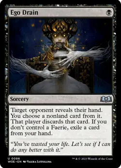 X 1 Ego Drain NM Wilds of Eldraine 086 MTG Magic The Gathering - Image 1
