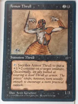 Armor Thrull (Kirschner) - Fallen Empires - Magic the Gathering MTG Nice! - Image 1