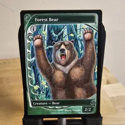 MTG Magic The Gathering Forest Bear MB2 Future Sight Green Commander - Image 1