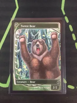 MTG Magic The Gathering Forest Bear MB2 Future Sight Green Commander - Image 1