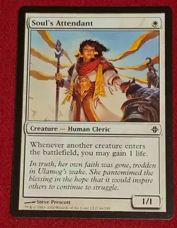 SOUL'S ATTENDANT, MAGIC THE GATHERING RISE OF THE ELDRAZI NEAR MINT MTG NM - Image 5