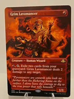 Grim Lavamancer (Borderless) MTG Dominaria Remastered Regular - Image 1