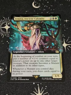 Jenova, Ancient Calamity 493, Final Fantasy, Extended Art REG, FIN MTG TCG - Image 1