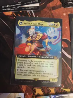 Kefka, Court Mage (Extended Art) Final Fantasy Foil Mtg Magic - Image 1