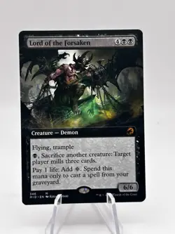 Lord of the Forsaken 346 Extended Art Innistrad: Midnight Hunt MID MTG NM - Image 1