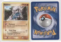 Meditite Pokemon EX Power Keepers #55 2007 a3q - Image 3