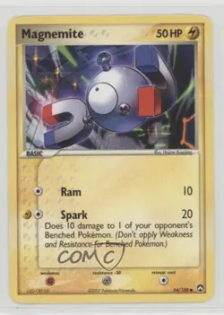 Magnemite Pokemon EX Power Keepers #54 2007 10cj - Image 1