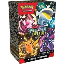 Pokemon TCG Scarlet & Violet Paldean Fates Booster Bundle - 6 sealed Packs 820650856174 - Image 1