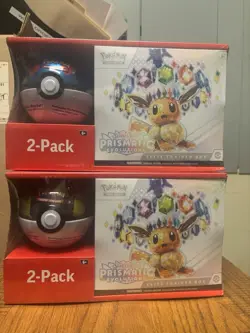 Pokemon Prismatic Evolutions ETB Elite Trainer Bundle Sam’s Box - Image 1