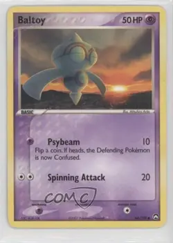 Baltoy Pokemon EX Power Keepers #44 2007 10cj - Image 1