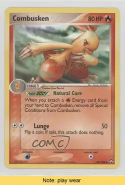 Combusken Pokemon EX Power Keepers #29 2007 READ 2f4 - Image 1