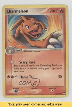Charmeleon Pokemon EX Power Keepers #28 2007 READ ff8 - Image 1