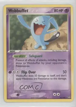 Wobbuffet Pokemon EX Power Keepers #24 2007 2f4 - Image 1