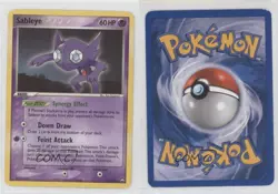 Sableye Pokemon EX Power Keepers #22 2007 10cj - Image 3