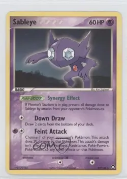 Sableye Pokemon EX Power Keepers #22 2007 fm0 - Image 1