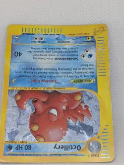 Octillery Pokemon TCG Expedition Base Set Holo Ultra Rare Nintendo e-reader MP - Image 4