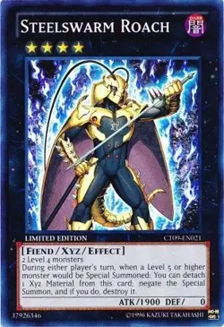 Steelswarm Roach - CT09-EN021 - Super Rare NM Yugioh Wave 2.5 2012 - Image 1
