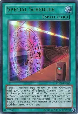 Special Schedule - ZDC1-EN003 - Ultra Rare NM Yugioh Promos Yu-Gi-Oh! - Image 1