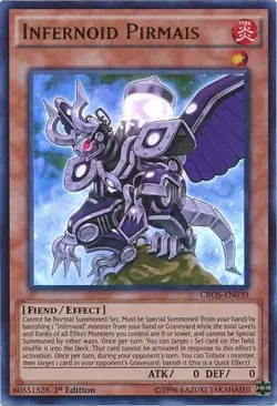 Infernoid Pirmais - CROS-EN030 - Ultra Rare 1st Edition NM Yugioh Crossed - Image 1
