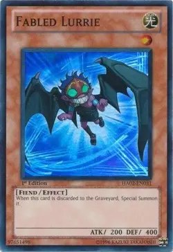 Fabled Lurrie - HA02-EN031 - Super Rare NM Hidden Arsenal 2 Yugioh - Image 1