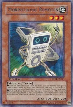 Morphtronic Remoten - RGBT-EN014 - Rare NM Raging Battles Yugioh - Image 1