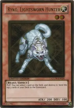 Ryko, Lightsworn Hunter - GLD4-EN024 - Gold Rare NM Gold Series 4 Yugioh - Image 1