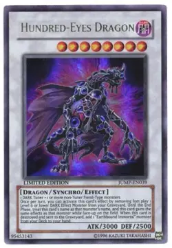 Hundred-Eyes Dragon - JUMP-EN039 - Ultra Rare NM Yugioh - Image 1