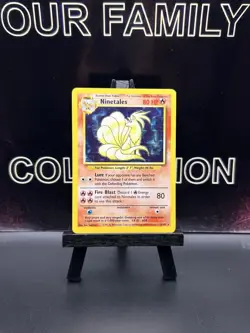 Ninetales - 12/102 - Pokemon Base Set Unlimited Holo Rare Card WOTC NM - Image 1