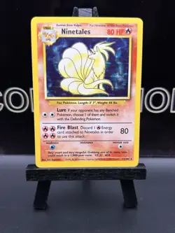 Ninetales - 12/102 - Pokemon Base Set Unlimited Holo Rare Card WOTC NM - Image 2