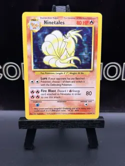 Ninetales - 12/102 - Pokemon Base Set Unlimited Holo Rare Card WOTC NM - Image 9