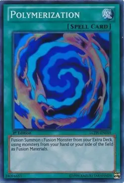 Polymerization - LCJW-EN059 - Super Rare NM Legendary Collection 4 Yugioh - Image 1