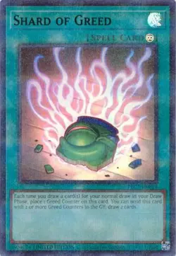 Shard of Greed - TBC1-EN014 - Ultra Parallel Rare Near Mint Yugioh The Pot - Image 1